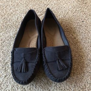 Navy Loafers